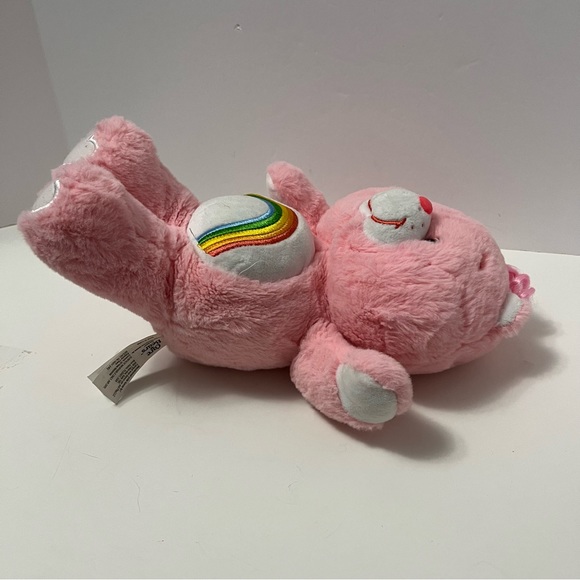 CARE BEARS 13” Plush Cheer Bear stuffed animal 2017 pink rainbow retro toy - Picture 6 of 10